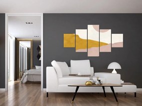Obraz - Góry akwarelowe N⁰3 (125x70 cm)