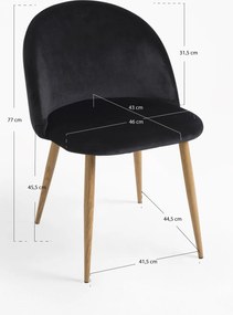 Silla Vint Terciopelo