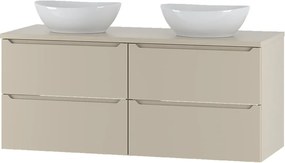 Kaszmirowy Zestaw do Łazienki 120cm Szafka Blat Umywalka Etna