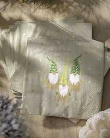 Serwetki świąteczne Gnomes 20 szt.