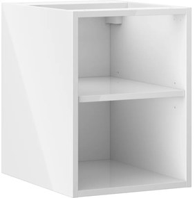 Mexen Box-A szafka otwarta z półką 35 cm, biała połysk - 91AX2-0350-470-0-00