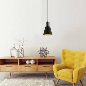 Lampa wisząca Kem - 6362, czarna