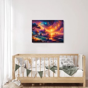 Obraz na szkle - Magiczny świat (70x50 cm)