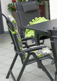 Doppler YELMO aluminiowe - aluminiowe krzesło ogrodowe z regulacją (N411) Towar rozpakowany