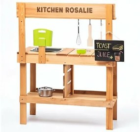 Woody Kuchenka ogrodowa dla dzieci Rosalie, 77 x 95 x 34 cm