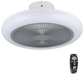 Eglo 35138 - LED Ściemnialny wentylator sufitowy KOSTRENA LED/25,5W/230V szary+pilot