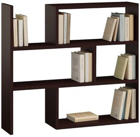 Niski regał na książki wenge H3-D67