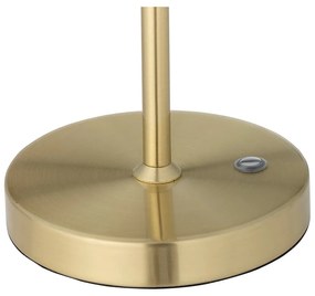 Lampa stołowa LED w kolorze mosiądzu z metalowym kloszem (wysokość 28 cm) Lianna – Bloomingville