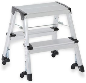 Aluminiowe schodki na kółkach 420 mm