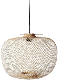 Lampa wisząca z bambusowym kloszem ø 42 cm Rodi – Bloomingville