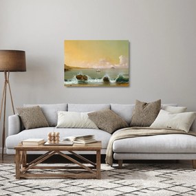 Obraz na szkle - Martin Johnson Heade, Rio de Janeiro Bay, reprodukcje (70x50 cm)