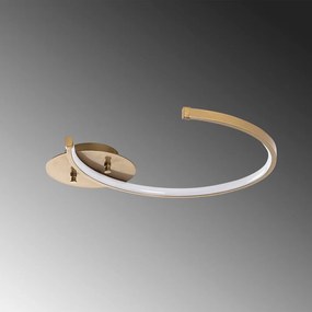 Lampa sufitowa LED w kolorze złota 33x46 cm Moon – Opviq lights
