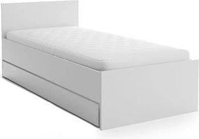 Łóżko ELISA 90 x 200 cm, białe Stelaż: Bez stelaża, Materac: Bez materaca