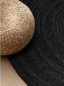 Czarny dywan z juty dwustronny/tkany ręcznie 160x230 cm Braided – Hanse Home