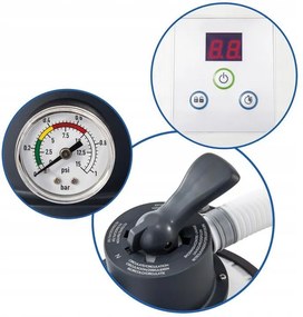 Pompa filtrująca piaskowa do basenu Intex 642 - pompa basenowa 3500 l/h z timerem
