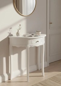 Półokrągły stolik typu konsola C6-S59