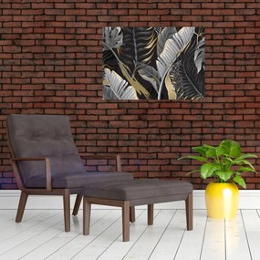 Obraz - Złota dżungla (70x50 cm)