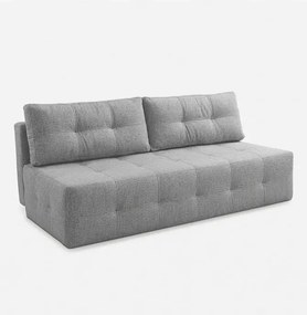 Sofa z Funkcją Spania MORANA Szara Szenil Nowoczesna
