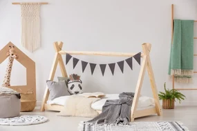 Łóżko dziecięce MILA TP 80x180 sosna ADEKO STOLARNIA