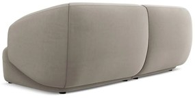 Beżowa aksamitna sofa 232 cm Moana – Makamii