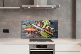 Panel nad Blat Kuchenny Przygotowanie Warzywnego Posiłku