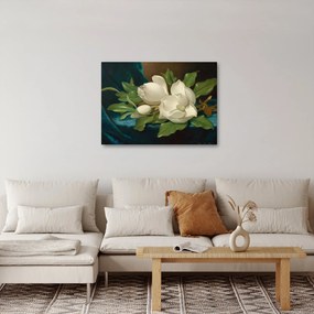 Obraz - Martin Johnson Heade, Giant Magnolias on a Blue Velvet Cloth, reprodukcje (70x50 cm)