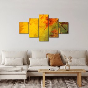 Obraz - Jesienne liście (125x70 cm)