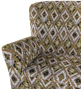 Pokrowiec na fotel Tomelilla wysoki z zakładkami