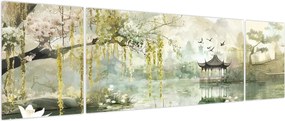 Obraz - Chińskie jezioro (170x50 cm)