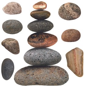 Naklejka Stones, 30 x 30 cm