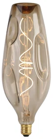Ściemnialna lampa LED E27 G110 brązowa 4W 80 lm 1800K