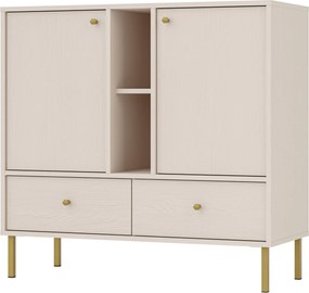 Komoda TORINO 100 cm do Salonu Sypialni Odcienie beżu