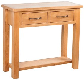 Dębowa konsola z szufladami - Ebis