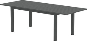 Outsunny Rozszerzany Stół Ogrodowy z Aluminium 160/220x90 cm Odporny na Warunki Atmosferyczne, Szary
