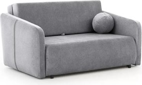 Sofa Zeldia 155 z funkcją spania - szary szenil hydrofobowy Spring 1102