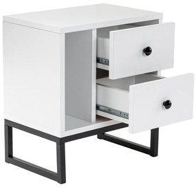 Stolik nocny Glimmer White