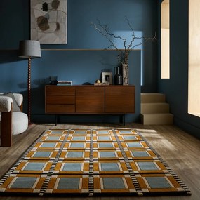 Wełniany dywan tkany ręcznie 140x200 cm Quadro Wool – Flair Rugs