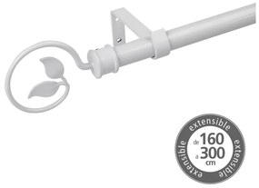 Metalowy regulowany karnisz 160 - 300 cm – Casa Selección