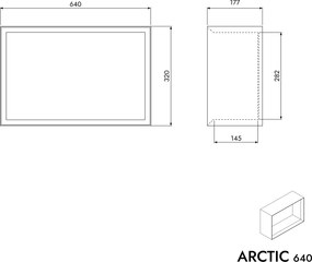 Wandregal ARCTIC 640