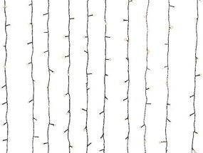 diLED świetlna kurtyna - 200 LED, ciepła biel