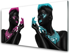 Panel Szklany Artystyczna Wizja Postaci