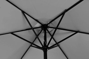 Duży parasol ogrodowy łamany, skośny SL-UM003C, szary