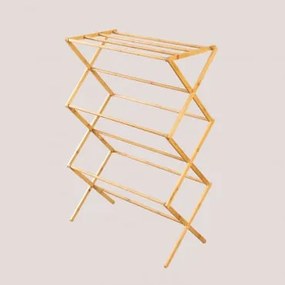 Składana Suszarka Na Pranie Z Bambusa Dalton Bambus - Sklum