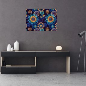 Obraz - kwiaty 3D (70x50 cm)