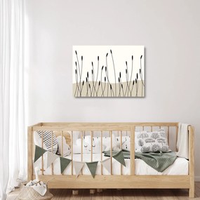 Obraz na szkle - Łąka graficzna N⁰3 (70x50 cm)
