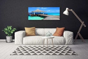 Obraz na płótnie Most nad Morską Głębią