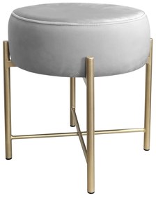 Taboret Pola noga metalowa złota MG39