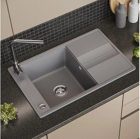 Zlewozmywak szary 78x50x20 kyoto