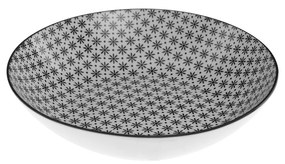 Serwis obiadowy na 6 osób BOHEMIA z porcelany, wzór kwiatowy