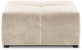 Beżowy moduł aksamitnej sofy Rome Velvet – Cosmopolitan Design